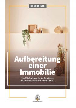 Aufbereitung einer Immobilie für den Verkauf